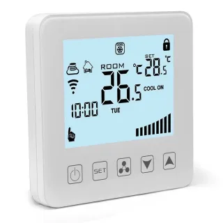 Сенсорный термостат MDV HY08AC, белый