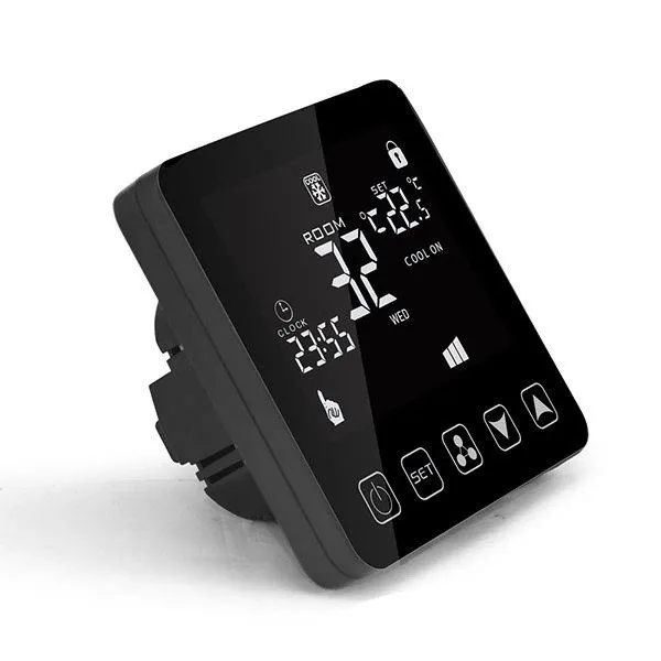 MDV HY08AC сенсорлы термостат, қара