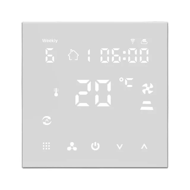 MDV HY607AC сенсорлы термостат, ақ